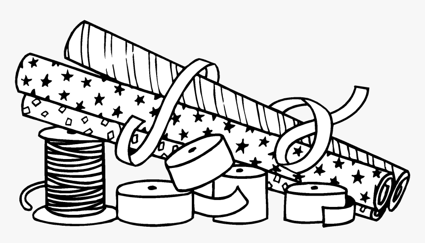 Clipart of rolls of wrapping paper